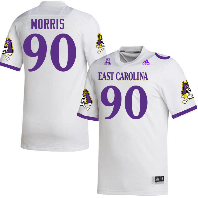 Elijah Morris ECU Jersey,East Carolina Pirates #90 Elijah Morris Jersey Youth College-White